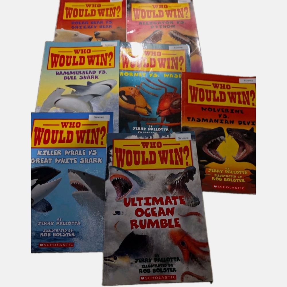 Who would Win? Lot Of 7 Paperbacks. Pallotta